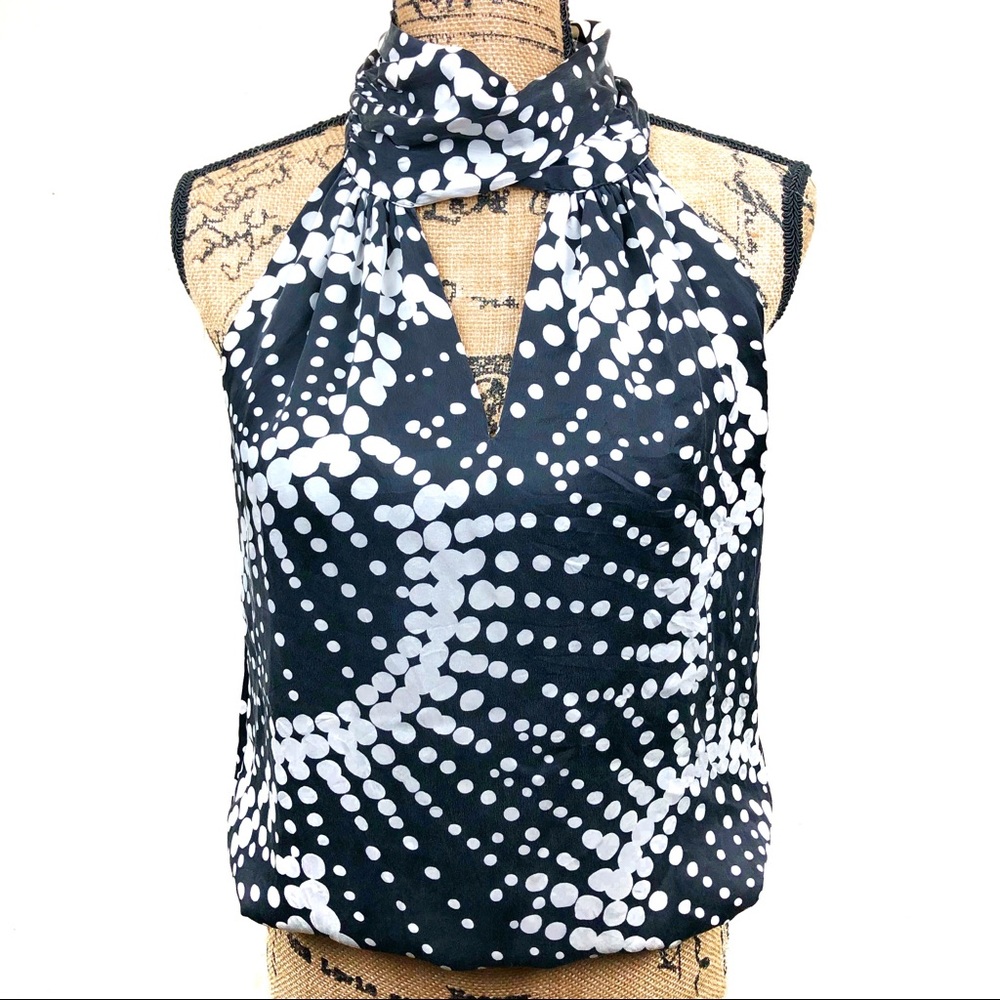 WHBM 100% Silk Sleeveless Blouse Women's Sz Small